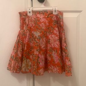 Free people mini skirt